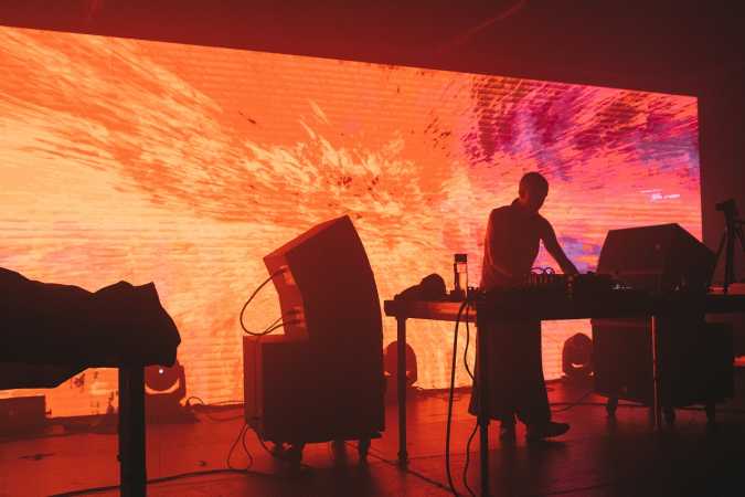 Vladislav Delay AV live (visuals by AGF)